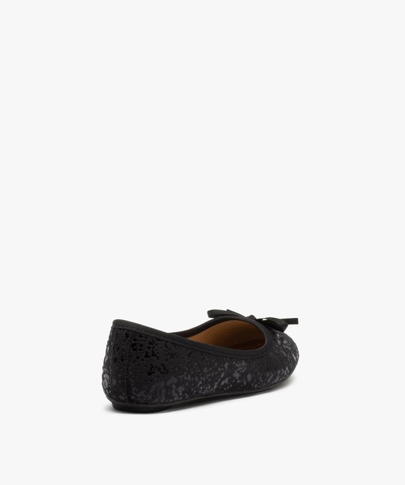 Ballerines fille unies en matière vernie et mate vue4 - GEMO (ENFANT) - GEMO