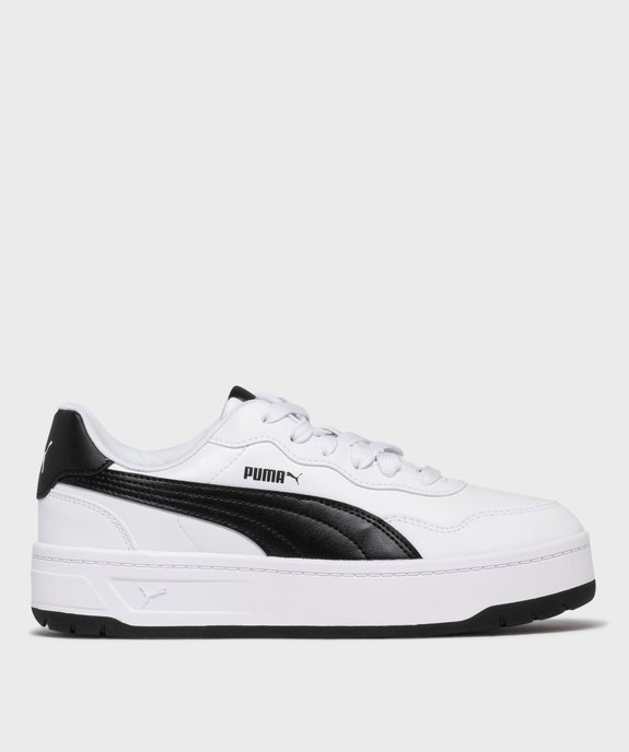 Basket basses à lacets et épaisse semelle  Court Lally Skye femme - Puma vue1 - PUMA - GEMO