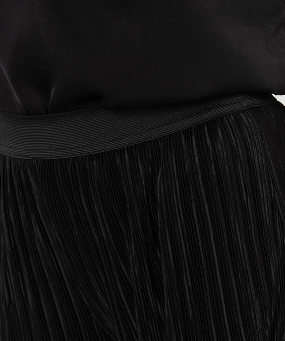 Pantalon de soirée plissé brillant femme vue2 - GEMO(FEMME PAP) - GEMO