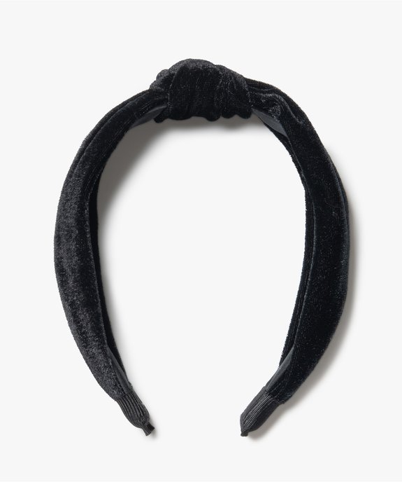 Serre-tête femme large en velours vue1 - GEMO (ACCESS) - GEMO