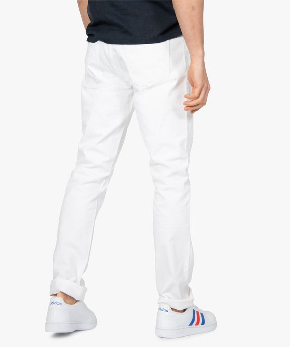 Pantalon homme 5 poches coupe Straight vue3 - GEMO (HOMME) - GEMO