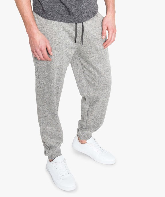 Pantalon de jogging molletonné vue1 - GEMO (HOMME) - GEMO