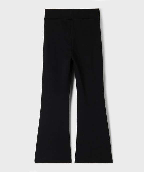 Legging flare à large ceinture fille vue3 - GEMO (ENFANT) - GEMO