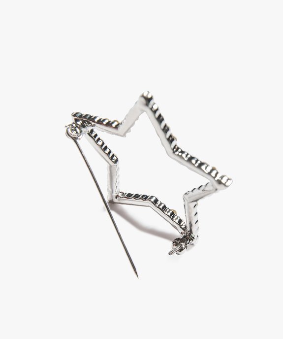 Broche femme forme étoile à strass vue2 - GEMO (ACCESS) - GEMO