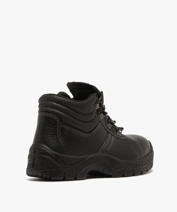 Chaussures de sécurité homme mid-cut dessus en cuir grainé  vue4 - GEMO (EQUIPT) - GEMO