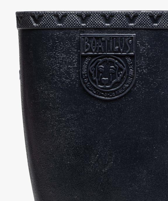 Bottes de pluie garçon unies semelle contrastée – Boatilus vue6 - BOATILUS - GEMO
