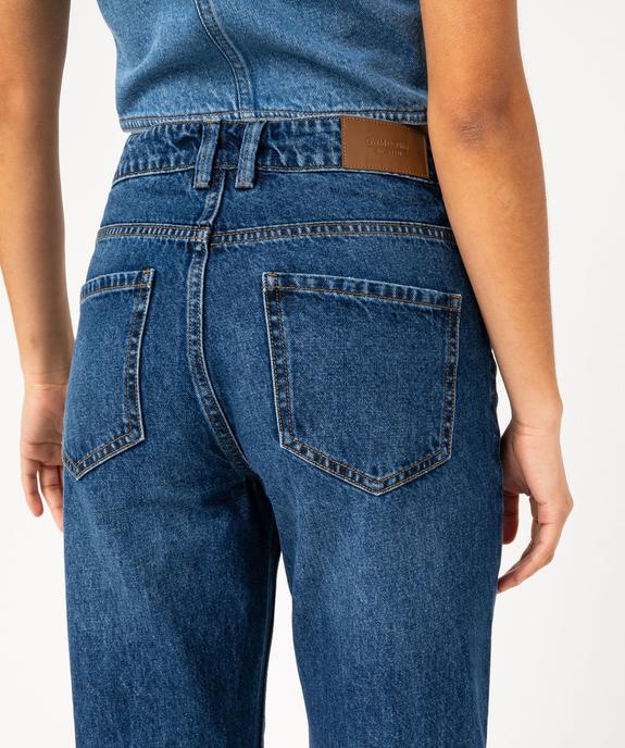 Jean Straight taille haute femme vue7 - GEMO 4G FEMME - GEMO
