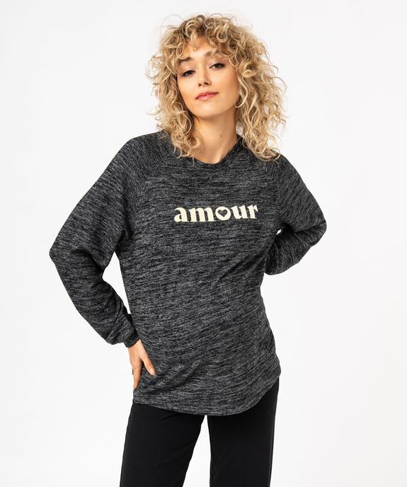 Tee-shirt de grossesse avec zips sur les côtés vue2 - GEMO (MATER) - GEMO