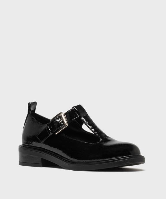 Mocassins vernis forme Salomé femme - Follow Me vue2 - FOLLOW ME - GEMO