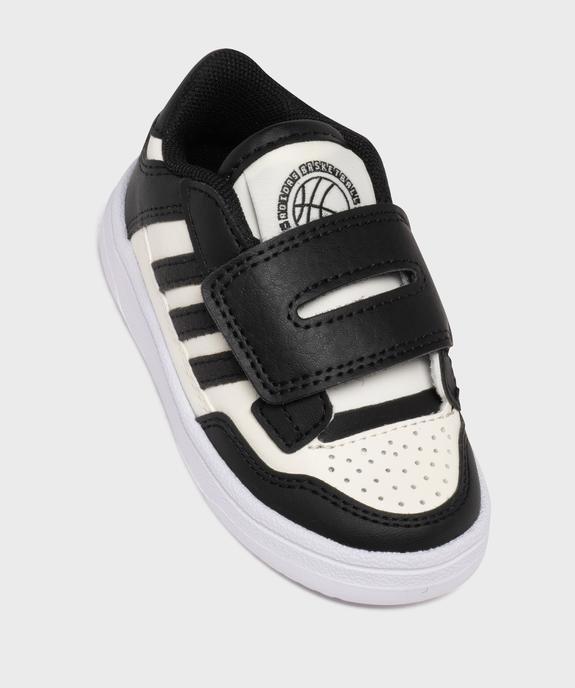 Baskets Rapid Court fermeture scratch bébé garçon - Adidas vue5 - ADIDAS - GEMO