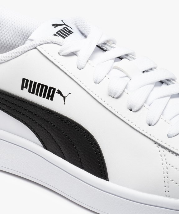 Baskets homme dessus cuir bicolore – Puma Smash vue6 - PUMA - GEMO