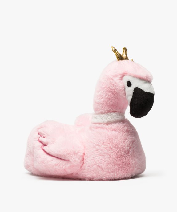 Chaussons femme en peluche en forme de cygne vue2 - GEMO(HOMWR FEM) - GEMO