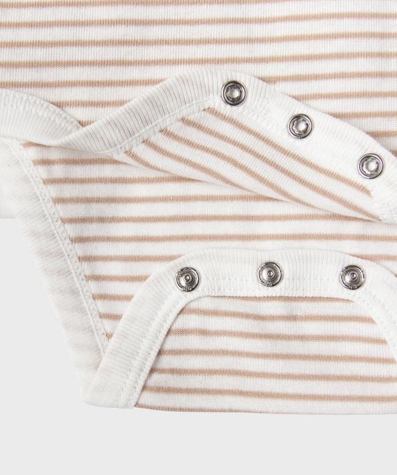 Bodies manches longues bébé  (lot de 3) vue6 - GEMO 4G BEBE - GEMO