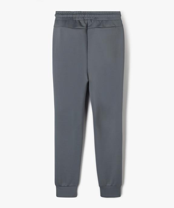 Pantalon de sport avec liserés contrastants garçon vue3 - GEMO (JUNIOR) - GEMO