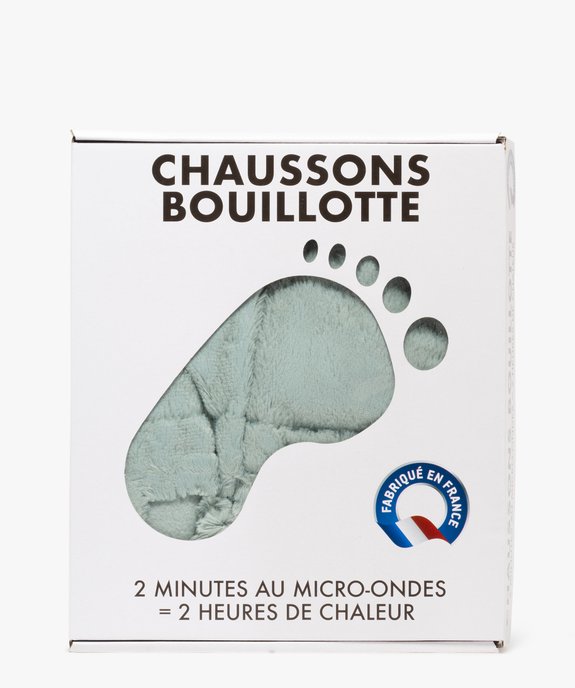 Chaussons bouillotte à chauffer au micro-ondes vue1 - AUTRES MARQUES - GEMO