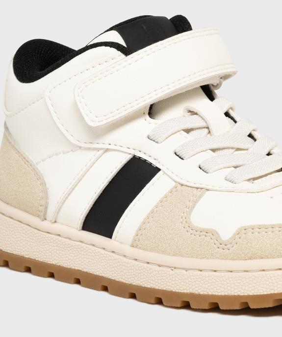 Baskets montantes à semelle crantée et scratch garçon vue6 - 5 MILES - GEMO