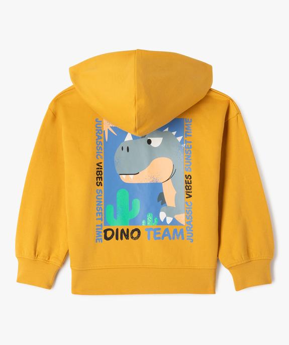 Sweat à capuche douillet imprimé garçon vue4 - GEMO (ENFANT) - GEMO