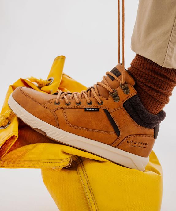 Baskets mid-cut style outdoor homme vue1 - URBAN STEPS - GEMO