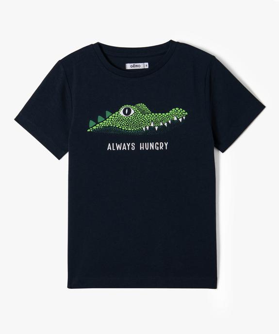 Tee-shirt garçon à manches courtes avec motif sur le buste vue1 - GEMO (ENFANT) - GEMO