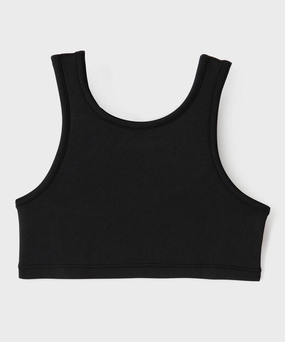 Brassière de sport tricolore fille vue3 - GEMO 4G FILLE - GEMO