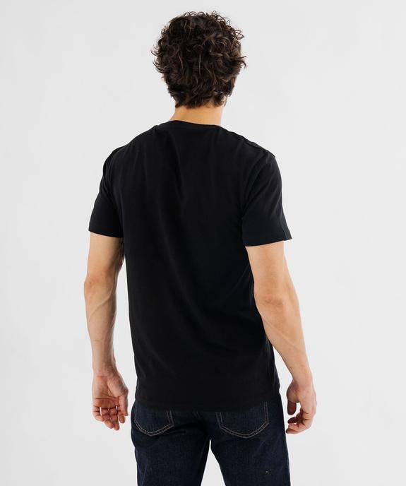 Tee-shirt manches courtes en coton imprimé homme vue3 - GEMO (HOMME) - GEMO