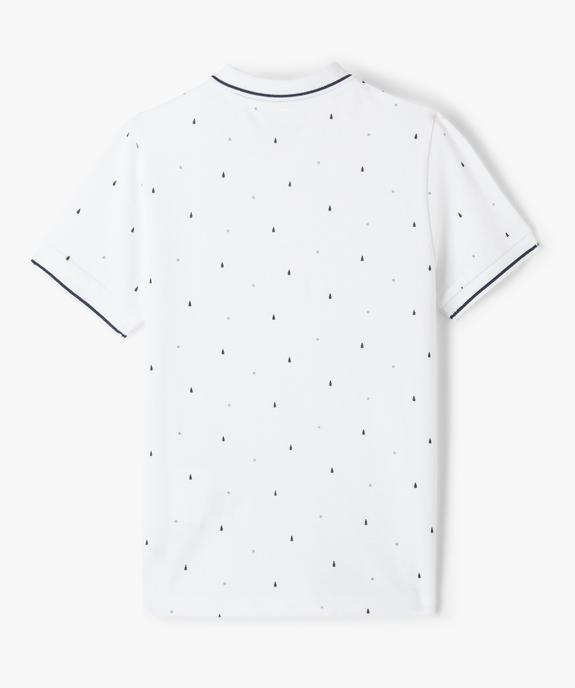 Polo garçon à manches courtes spécial Noël vue3 - GEMO (ENFANT) - GEMO