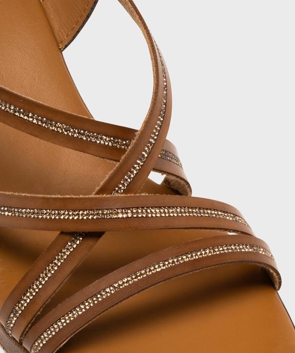 Sandales à talon avec brides à strass femme - Follow Me vue6 - FOLLOW ME - GEMO