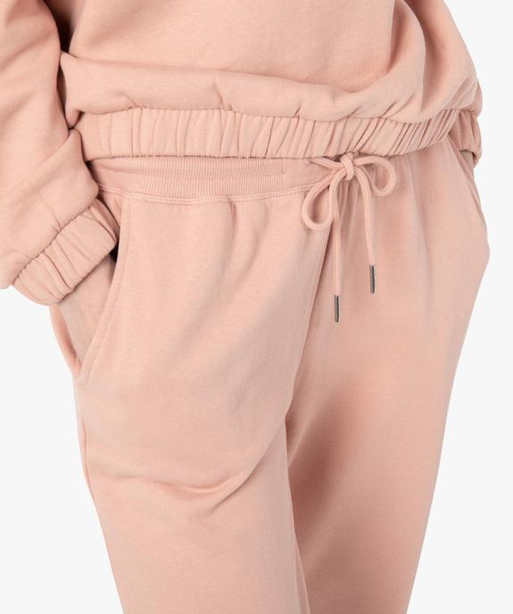 Pantalon de jogging femme molletonné vue6 - GEMO(FEMME PAP) - GEMO