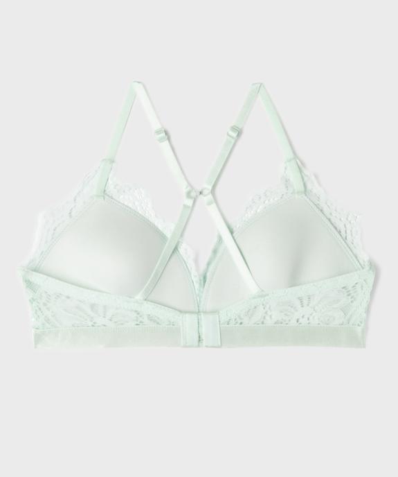 Soutien-gorge triangle en dentelle à bretelles multi-positions fille vue3 - GEMO (JUNIOR) - GEMO