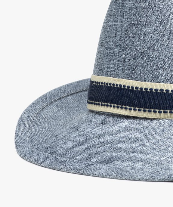 Chapeau garçon trilby chiné vue3 - GEMO (ENFANT) - GEMO