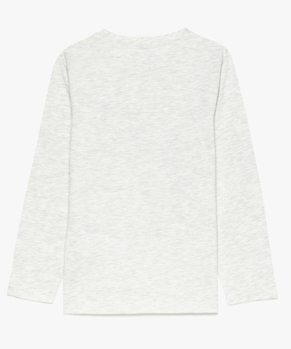 Tee-shirt à manches longues garçon avec large motif sur l'avant vue2 - GEMO (ENFANT) - GEMO