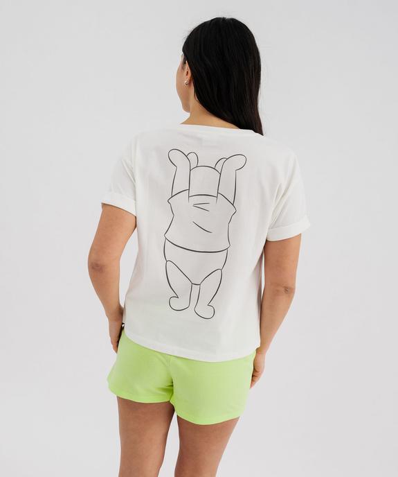 Pyjashort avec motif Winnie l’ourson femme - Disney vue3 - WINNIE L'OURSON - GEMO