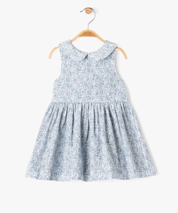 Robe réversible avec col Claudine bébé fille vue4 - GEMO(BEBE DEBT) - GEMO