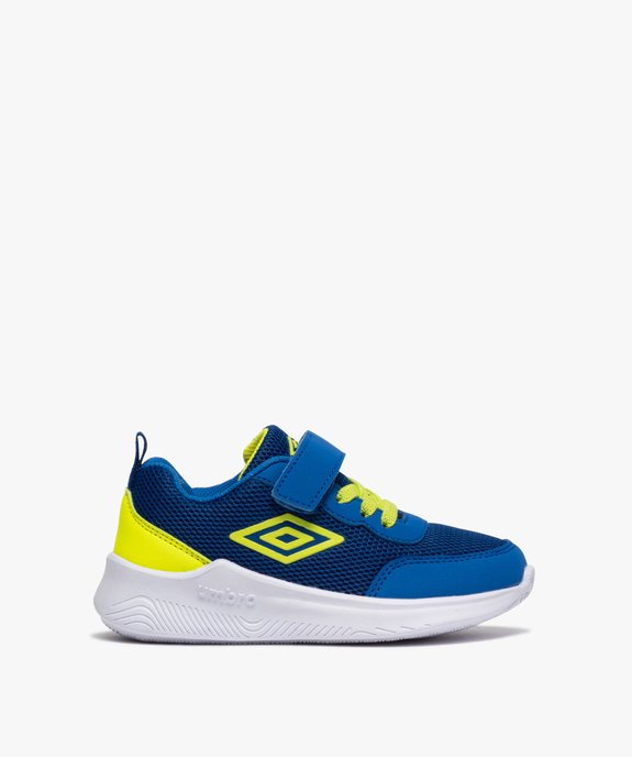 Baskets garçon running bicolores à scratch - Umbro vue1 - UMBRO - GEMO
