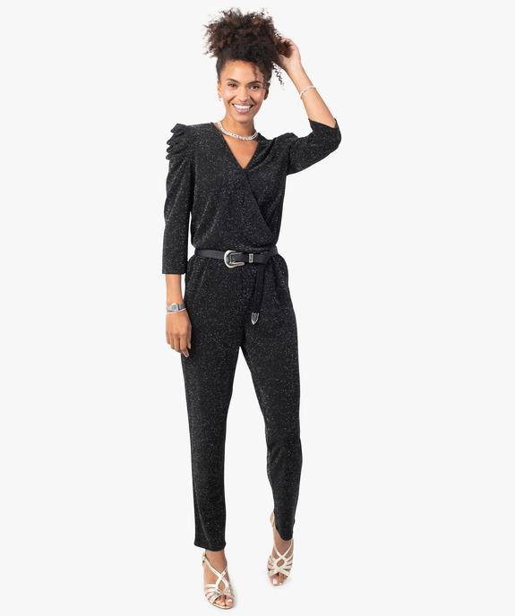 Combinaison pantalon femme à paillettes vue1 - GEMO(FEMME PAP) - GEMO