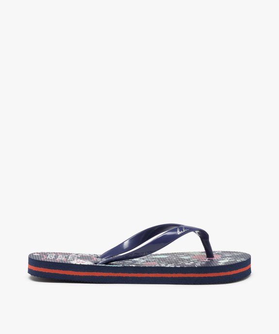 Tongs fille à semelle imprimée fleurs – LuluCastagnette vue2 - LULU CASTAGNETT - GEMO