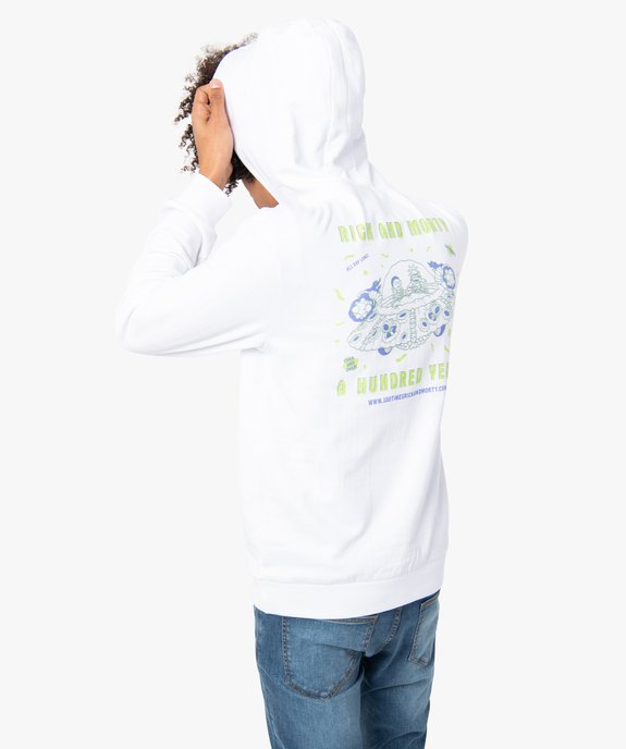 Sweat homme avec motif au dos – Rick and Morty vue3 - RICK ET MORTY - GEMO