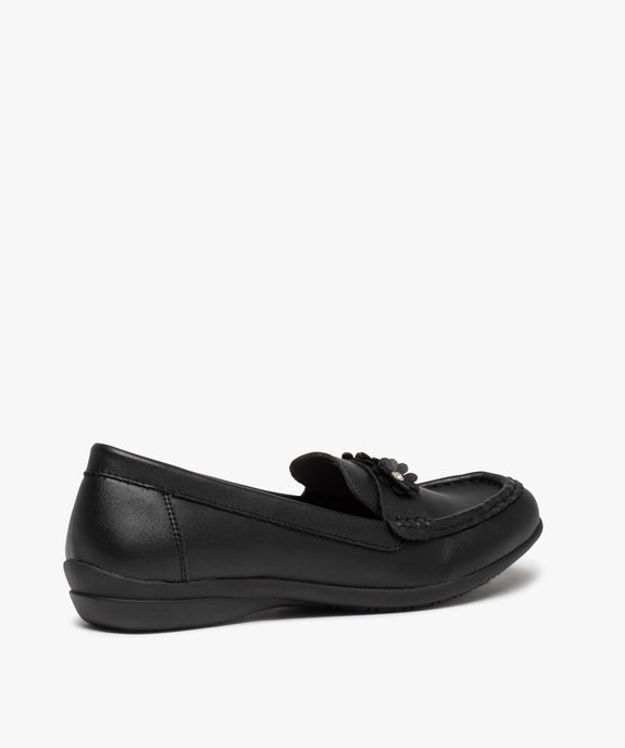 Mocassins femme confort unis ornés de fleurs et strass vue4 - GEMO (CONFORT) - GEMO