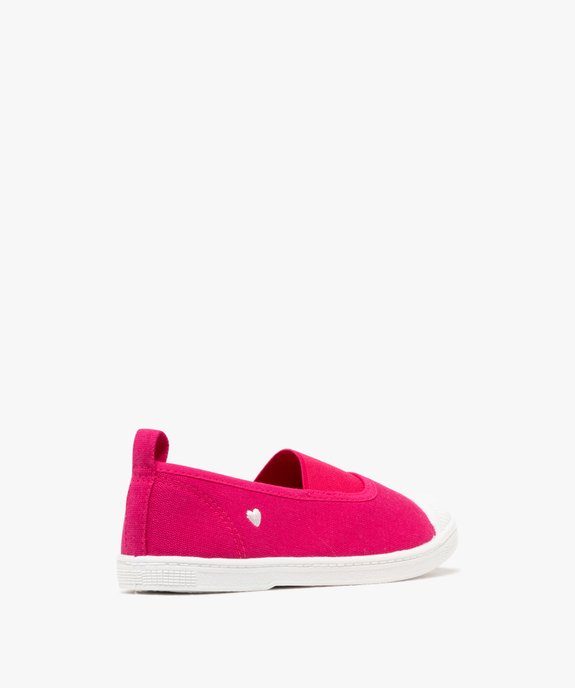 Chaussures en toile avec élastique et bout renforcé fille vue5 - LOVELY WINGS - GEMO