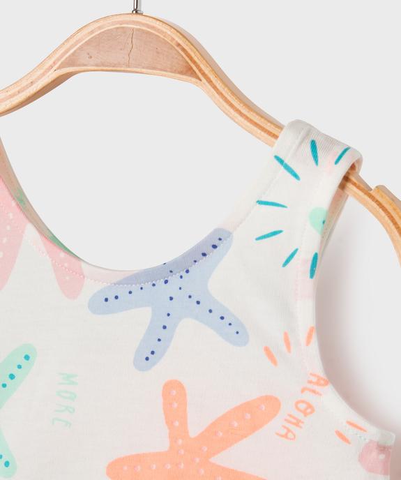 Débardeur à motifs bébé fille vue2 - GEMO 4G BEBE - GEMO