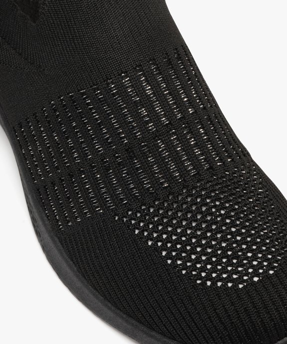 Baskets femme slip-on en mesh ajouré et à paillettes vue6 - GEMO (SPORTSWR) - GEMO