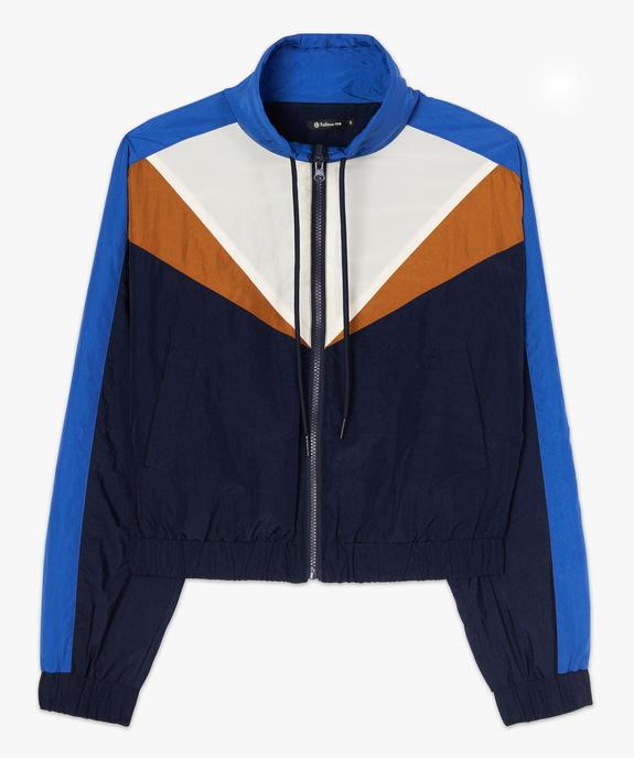 Veste de sport femme zippée multicolore vue4 - FOLLOW ME - GEMO