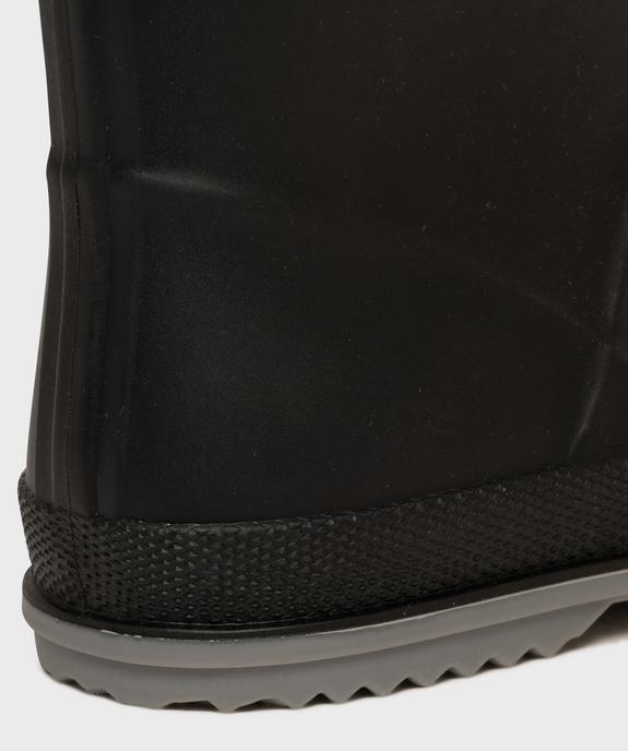 Bottes de pluie à semelle crantée contrastée garçon vue6 - 5 MILES - GEMO