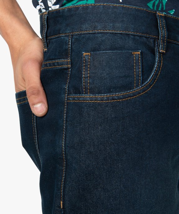 Bermuda homme 5 poches en denim vue2 - GEMO (JEAN) - GEMO