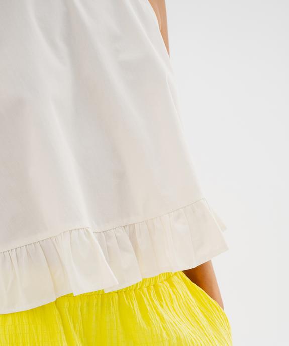 Blouse sans manches à basque et dos noué femme vue5 - GEMO(FEMME PAP) - GEMO