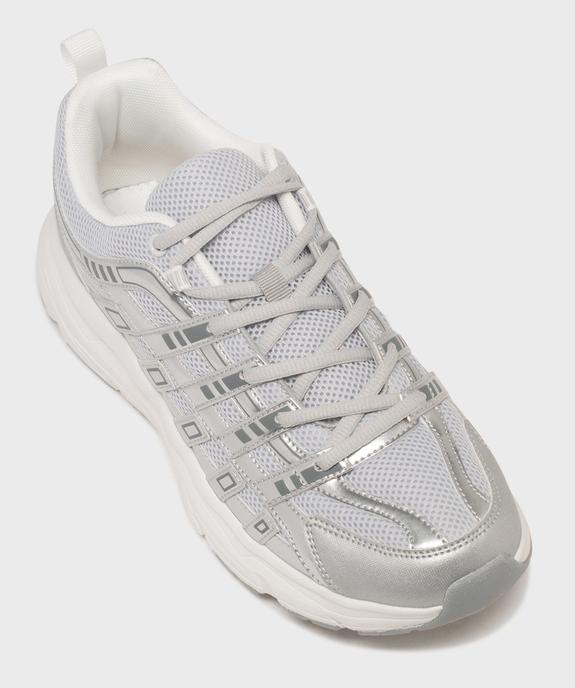 Baskets de running légères en mesh homme - 5 Miles vue5 - 5 MILES - GEMO