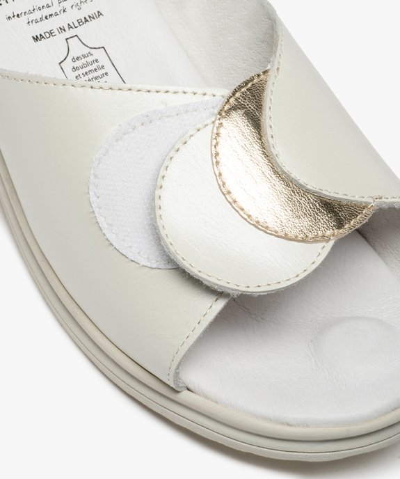 Mules femme confort à talon compensé – 5 Zones vue6 - 5 REFLEX ZONES - GEMO