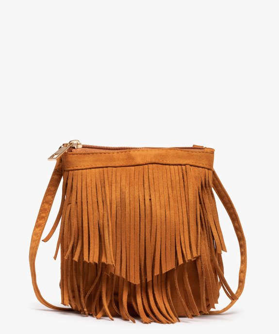 Sac fille à franges toucher velours vue1 - GEMO (ENFANT) - GEMO