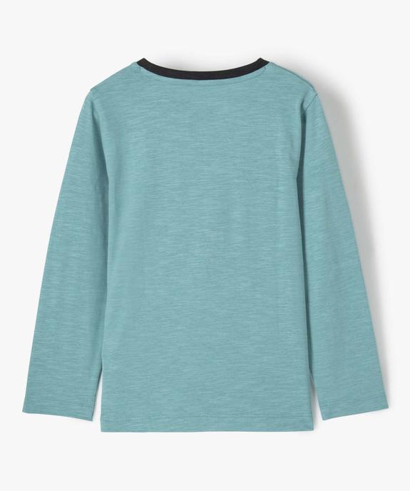 Tee-shirt garçon à manches longues et imprimé bouclette vue4 - GEMO (ENFANT) - GEMO