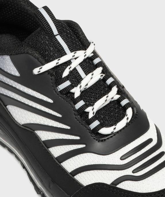 Baskets bicolores avec semelle bulle d’air garçon - 5 Miles vue6 - 5 MILES GEMO FOR GOOD - GEMO